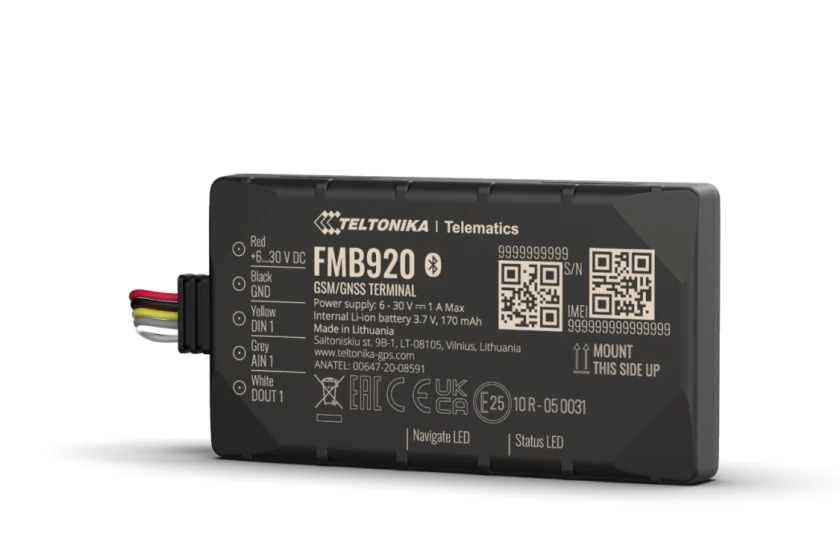 fmb920 side Ontrack Telematics